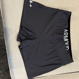 Under Armour Women's Dark Gray Athletic Shorts